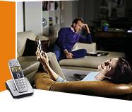 Service corded and cordless phones - wireless DECT / WiFi IP